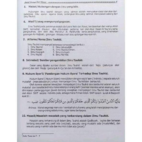 AQIDAH ISLAMIYAH BAHASA INDONESIA, PEMBAHASAN AQIDAH AKIDAH ISLAMIYAH ISLAMI