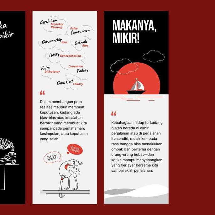 Pembatas Buku Makanya, Mikir Set