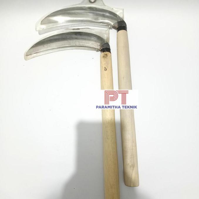 Sabit arit baja hitam / pisau arit sabit lengkung asli IMPORT