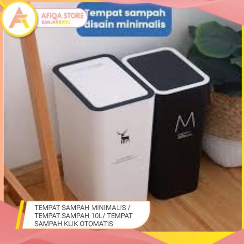 Tempat Sampah Minimalis / Tempat Sampah 10L/ Tempat Sampah Klik Otomatis