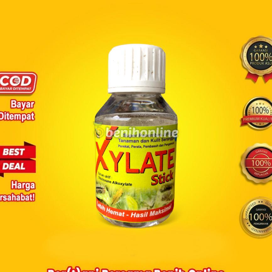 Xylate Stick 100 Ml Perekat Perata Pembasah Pengelmusi Jaringan Tanaman Dan Kulit Serangga