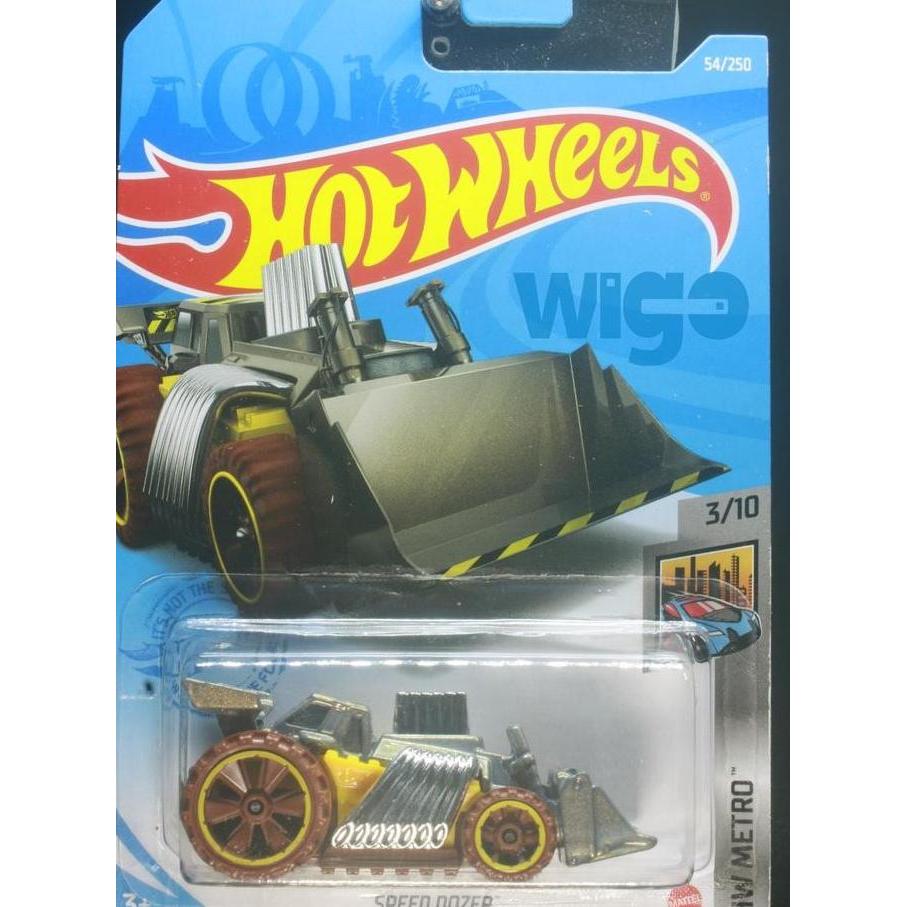 Hot Wheels Speed Dozer abu-abu lot C 2021 Hotwheels Diecast