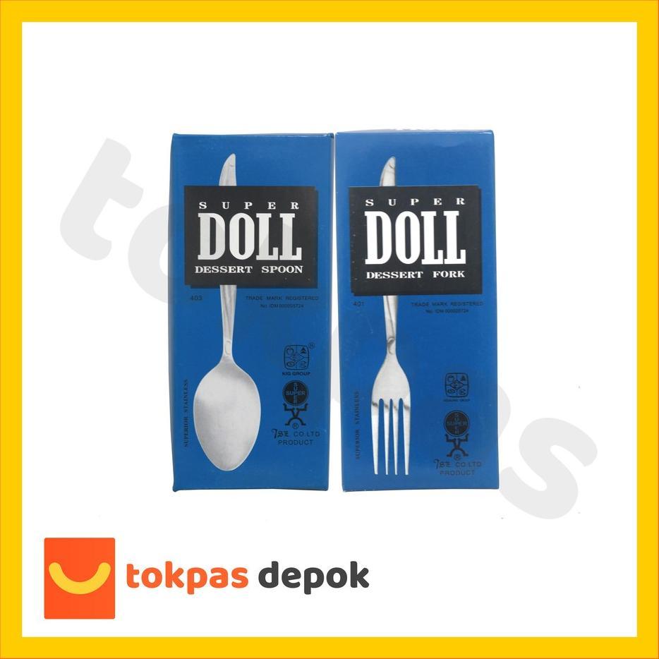 Sendok Makan Doll 403 Dan Garpu Makan Doll 401 - Sendok Makan