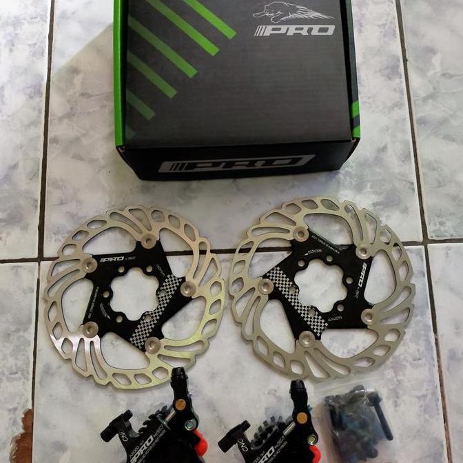 BrakeSet Semi Hydraulic IIIPRO Flat Mount Not TRP Radius Tektro