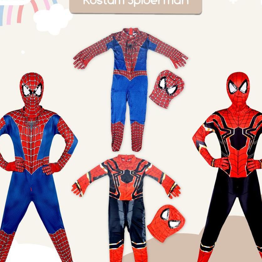 Kostum Spiderman Anak Baju Spiderman Anak Laki Laki