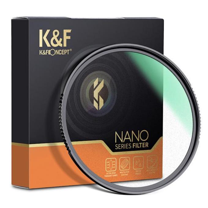 Diskon K&F Concept Filter 58Mm 58 Mm Nano X Black Pro Mist Diffusion 1/2 Mrc
