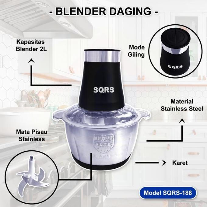 MEAT GRINDER SQRS-188 - BLENDER DAGING