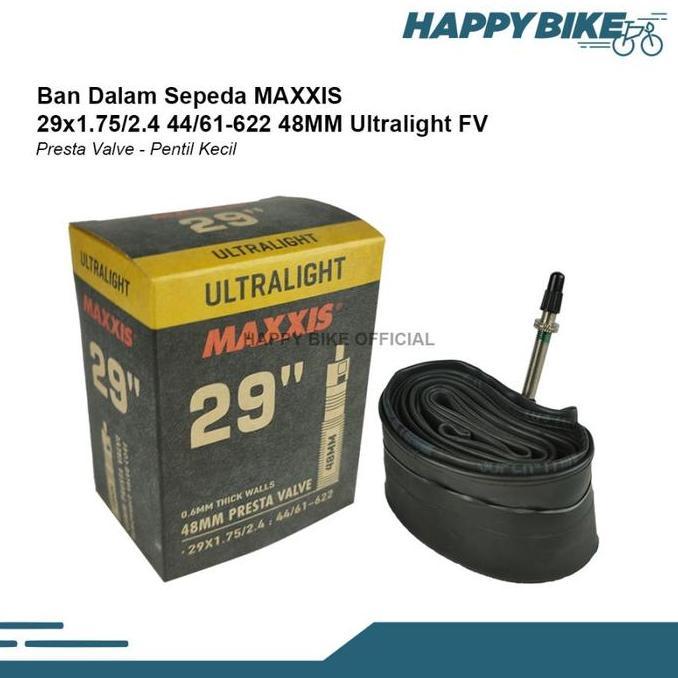 Maxxis Tube Ban Dalam Sepeda 29 X 1.75/2.4 48Mm Fv Ultralight Ban Sepeda Mtb Downhill