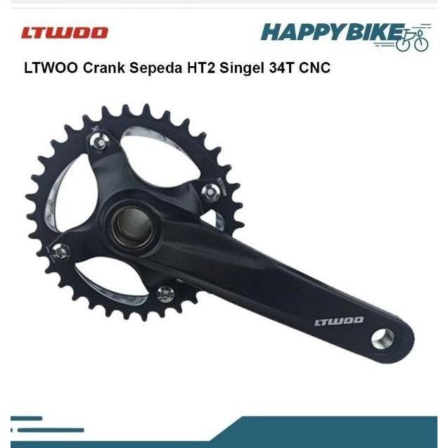 L-Twoo Crank Set Sepeda Mtb Ltwoo Single 34T Hollowtech Ii Ht2