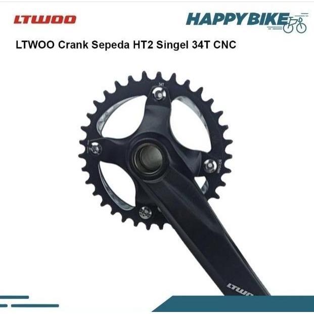 L-Twoo Crank Set Sepeda Mtb Ltwoo Single 34T Hollowtech Ii Ht2