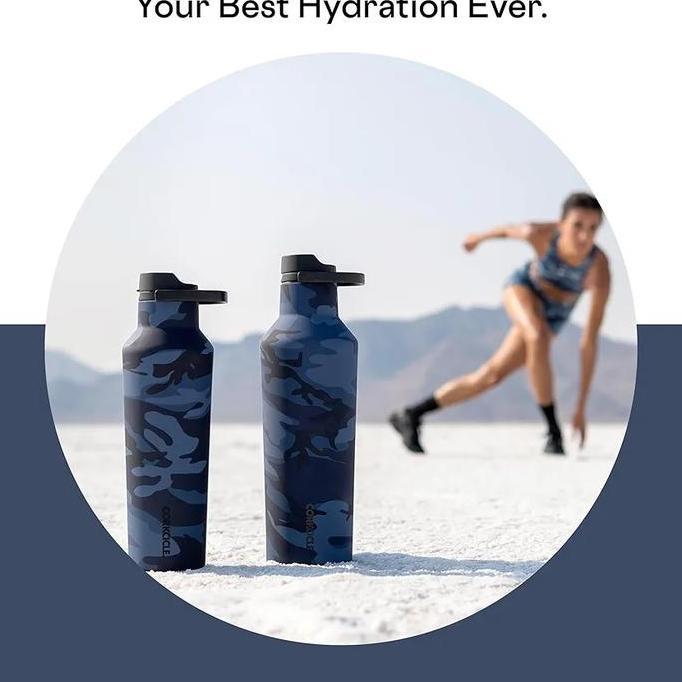 Corkcicle Insulated Canteen Travel Water Bottle, Triple Insulated Stainless Steel, Cold For 25 Hours