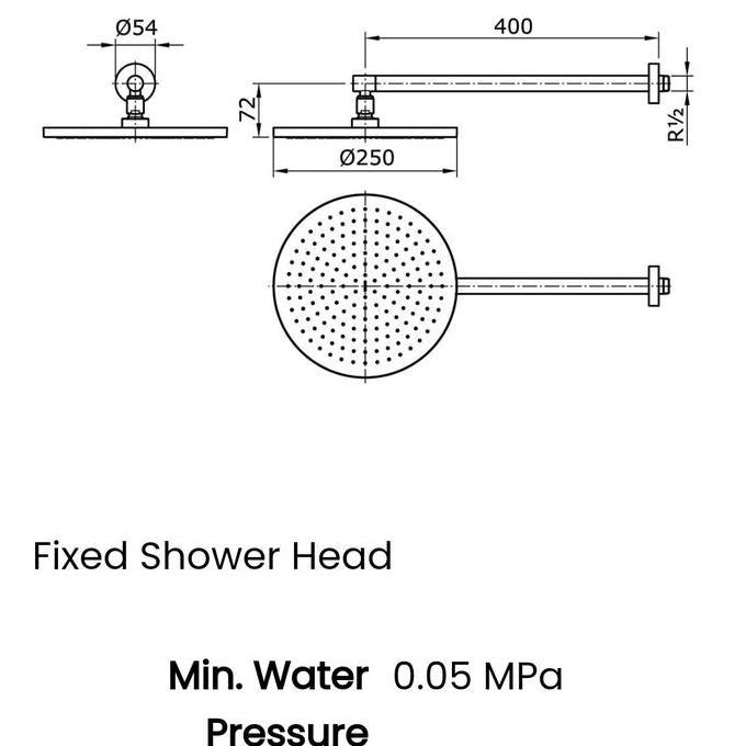 Ready wall shower head toto tx 488 sz / head shower tanam toto tx488sz