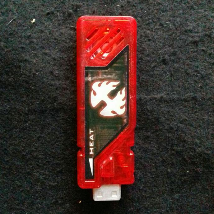 New  DX Gaia Memory Heat Kamen Rider W Double by Bandai