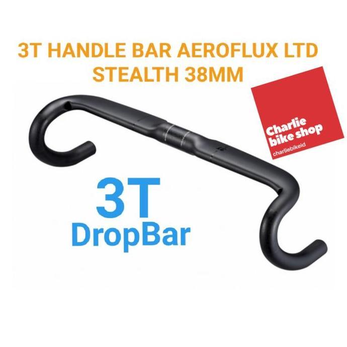 Dropbar Carbon 3T Aeroflux Ltd Stealth 380 Mm 38Cm