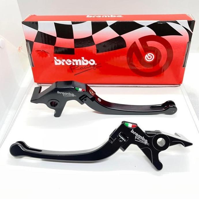 Handle Rem Set Brembo Full CNC Lipat Black Stylo ABS - Vario160 ABS - PCX 150 160 - Adv 150 160 - Mo