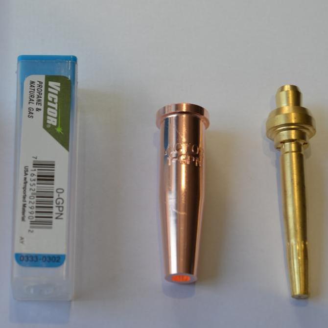 Cutting Tip LPG GPN Mesin Las Plasma VICTOR (2-GPN) NO 0, 1, 2, 3, 4