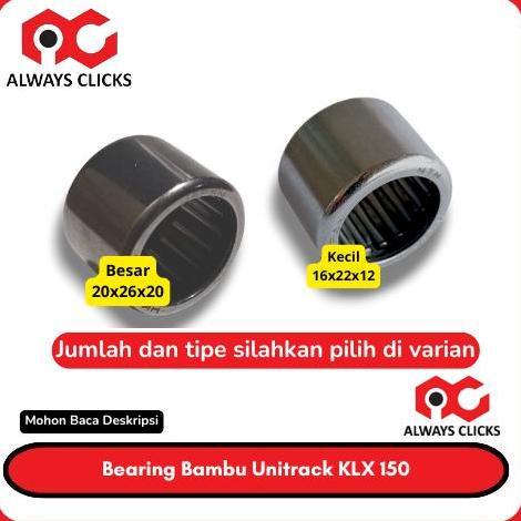 Bearing Bambu Unitrack KLX Set - Laher Bambu Unitrack KLX - Needle Bearing Unitrack KLX untuk Motor 