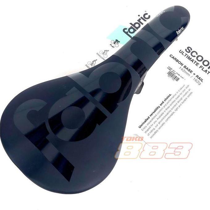 Sadel Fabric Scoop Ultimate Team Flat 142Mm Carbon 162 Gram