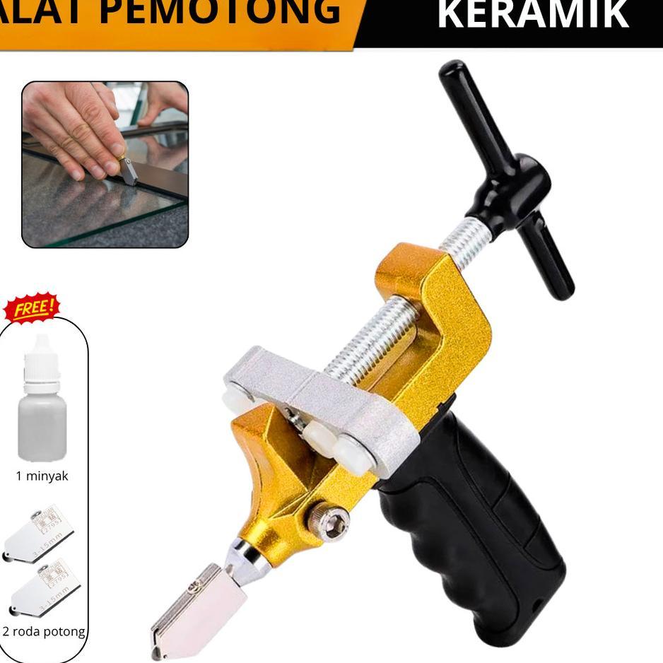 Pemotong Keramik Kaca Tile Cutter Portable Pemotong Kaca Manual