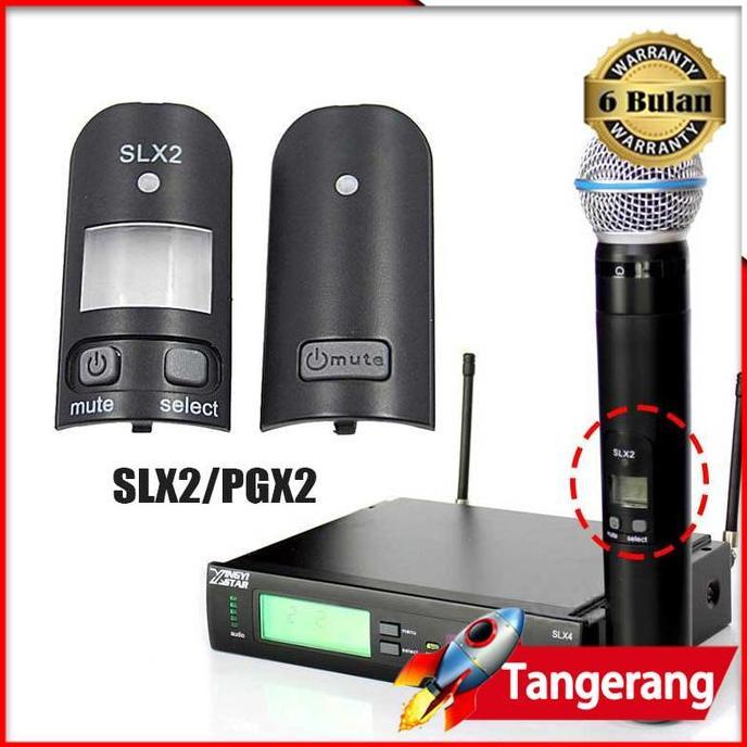 DEFAECO Cover Tombol Mic On Off Switch Button Microphone Shure SLX2 PGX2
