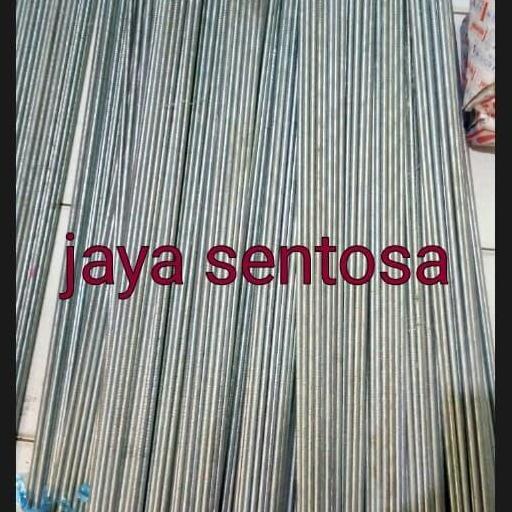 as drat m12 / long drat m12 galvanis putih ( KHUSUS GOJEK )