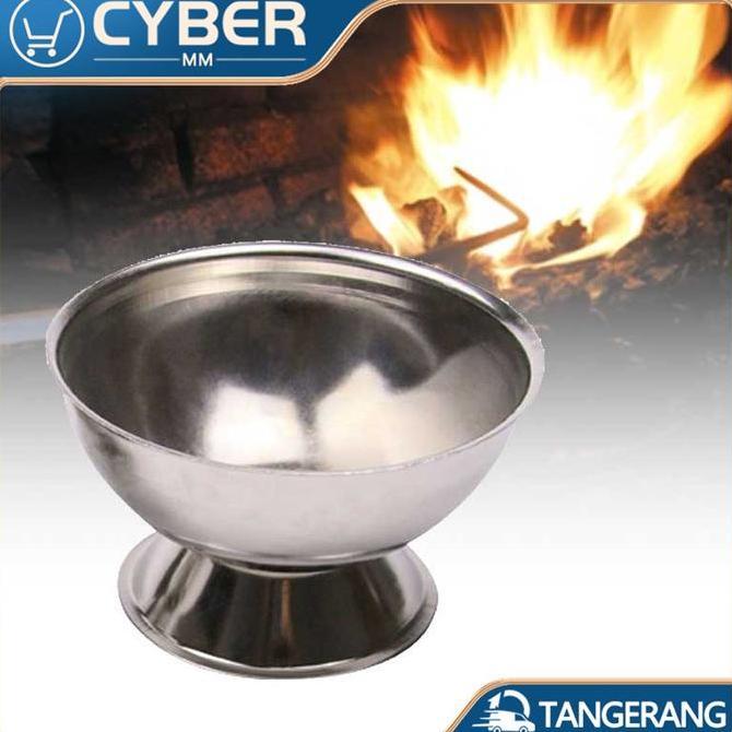 DEFAECO Mangkok Kowi Lebur Emas Stainless Mangkuk Alkimia Kowi Lebur Emas