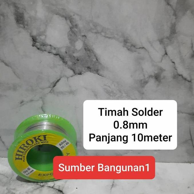 Timah solder gulung 10 meter timah kawat putih