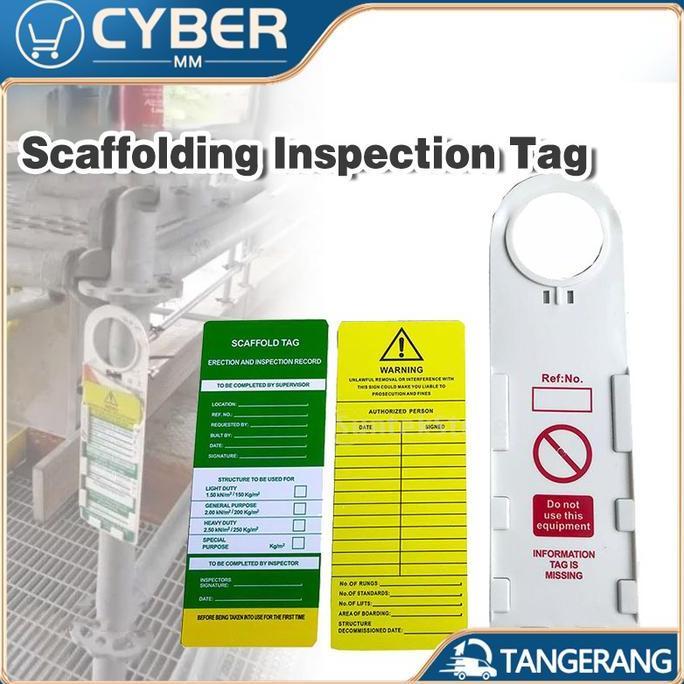 DEFAECO 1Set Tagging Scaffolding Scaffolding /Security Accident Prevention Tag