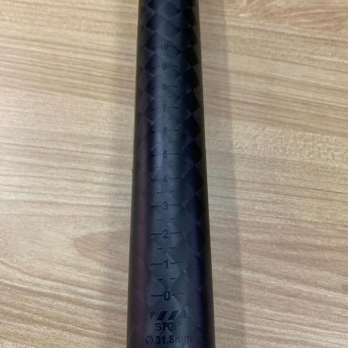 Seatpost Carbon 31.8 Aceoffix Hitam Doff 3Sixty Bromi Tiang Sadel Carbon 31.8 Aceoffix Sepeda Lipat 