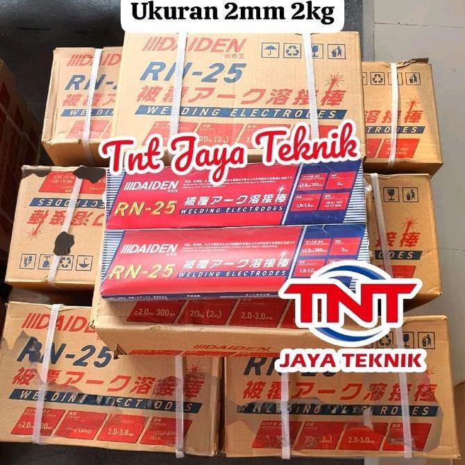KAWAT LAS DAIDEN RN-25 2.6MM / KAWAT LAS BESI DAIDEN RN25 2.6 MM AWS 6013