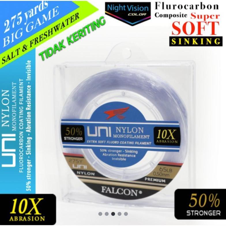 Senar Pancing Falcon Uni 275 yards White NV