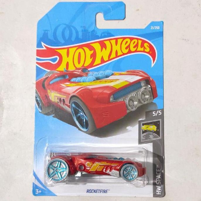 Hotwheels Hot Wheels RocketFire Rocket Fire merah 2018 HW Space base besi rare