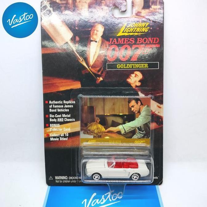 Johnny Lightning James Bond 007 Goldfinger Ford Mustang Convertible