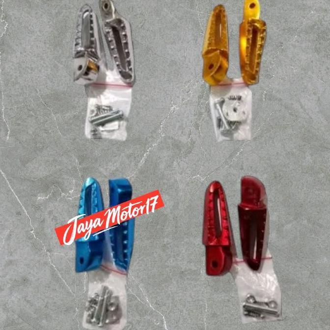 DAELOOS - FOOTSTEP STEP PIJAKAN KAKI BELAKANG VARIASI CNC MOTOR HONDA BEAT VARIO SCOOPY SPACY REVO F