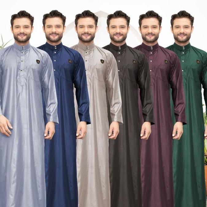Wekup Gamis Pria Dewasa Jubah Motif Harmain Fadlan Series Original Assuffah