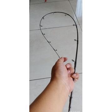 Ujung joran fiber udang 60 - 200 cm