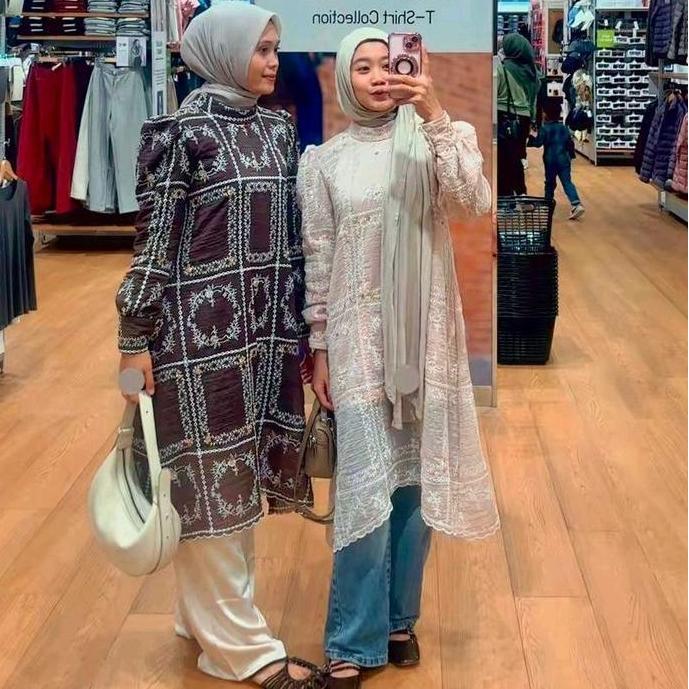 Termurah / Hot Sale Cheraya Tunik Lebaran By Marisa.Id /Tunik Mewah Cantik Elegan Kondangan