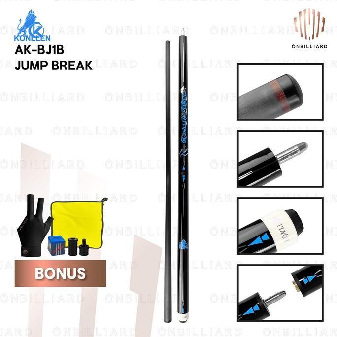 KONLLEN AK-BJ1 Stick Billiard Carbon Jump Break Cue JumpBreak