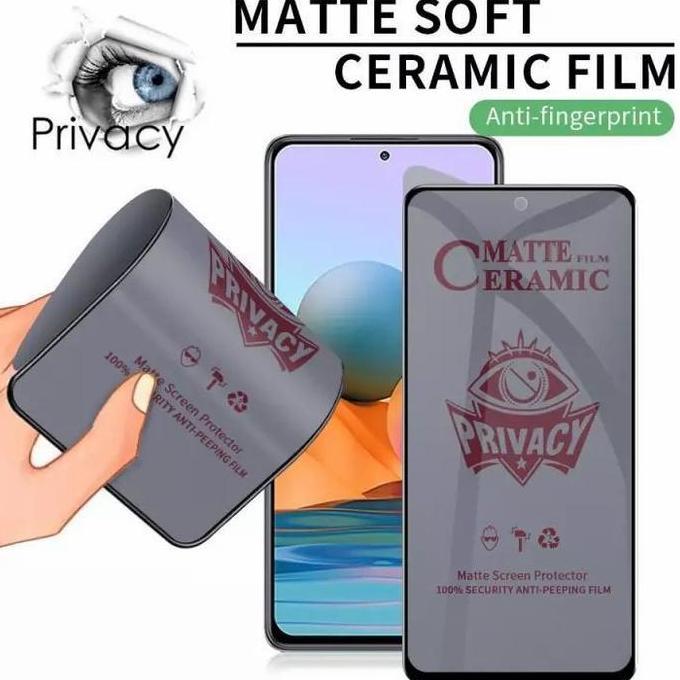 REALME NARZO 50i PRIME ANTI GORES MATTE CERAMIC ANTI SPY PRIVACY