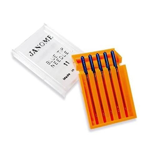 Giocare- Jarum Jahit Kaos Anti Loncat Janome Blue Tip (Mesin Jahit Multifungsi)