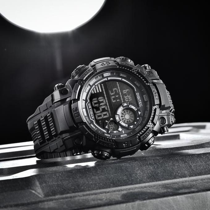 Cloknlok- Digitec Dg-5030T - Jam Tangan Pria - Rubber - 5030 - Original