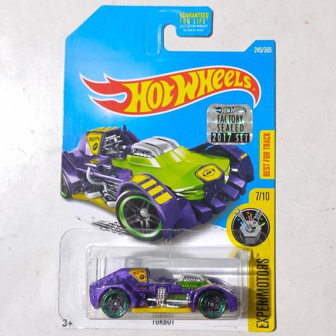 Hotwheels Hot Wheels Turbot ungu Factory Sealed 2017 Experimotors