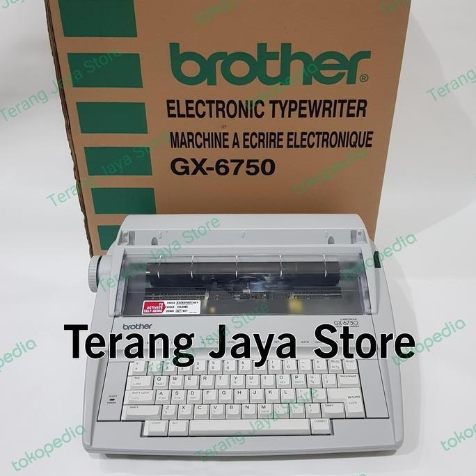 Flestrik- Mesin Tik Elektrik Brother Gx-6750 Mesin Ketik Brother Gx-6750