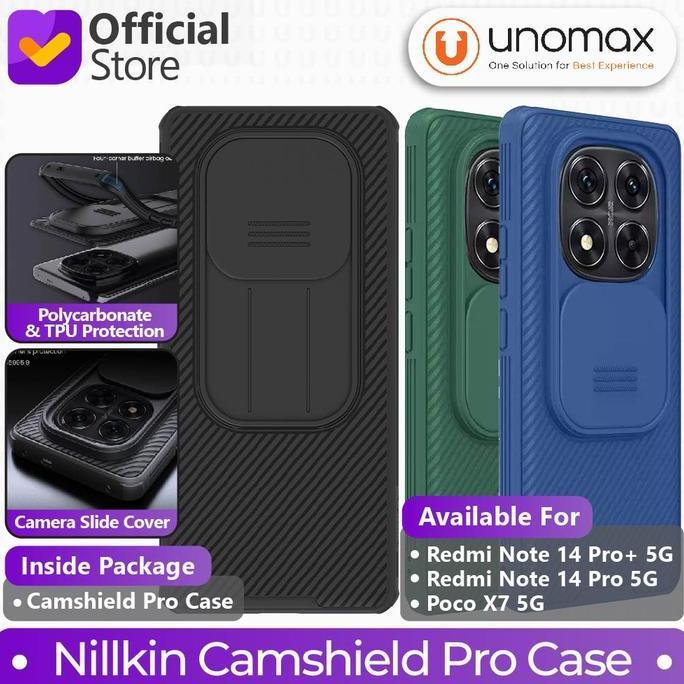 Ceangailte- Case Compatible With Xiaomi Redmi Note 14 / Pro / Plus 5G / Poco X7 5G Nillkin Camshield