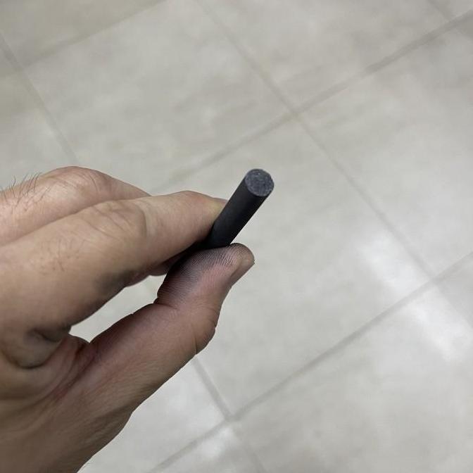 Elektroda Batang Karbon Graphite Electrode Rod Dia 8 mm Panjang 35 cm