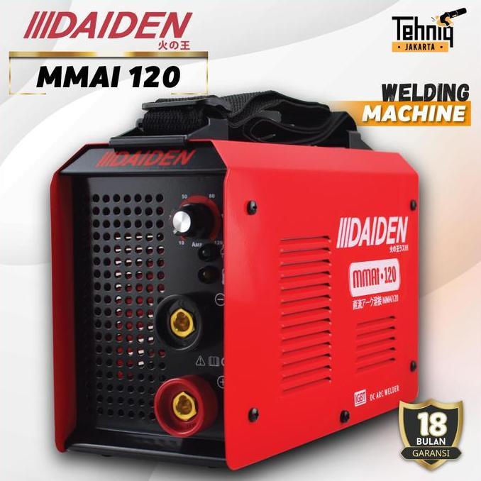 Daiden MMAI 120 Mesin Las Listrik / Trafo Las Daiden MMAI 120A Inverter Welding Machine Electric