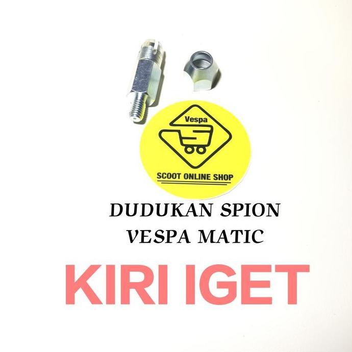 DUDUKAN SPION VESPA MATIC ALL IGET KIRI