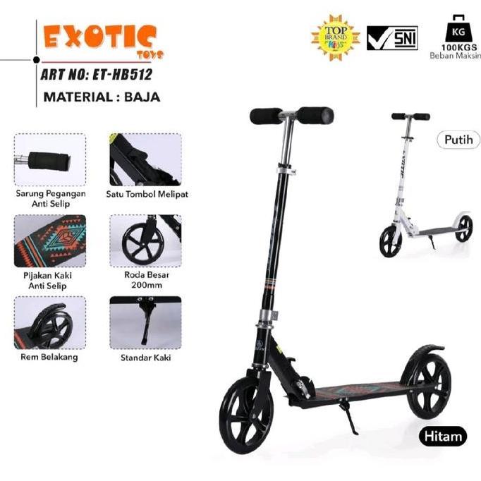 TERLARIS!! SCOOTER EXOTIC ET-HB512 SCOOTER/O ANAK &DEWASA SKUTER