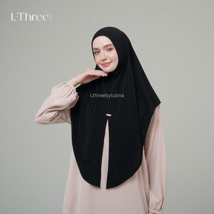 Chiusura- Hijab Instan Ukuran Standar Bahan Jersey Premium Model Simple Dan Elegant L Three By Lubna