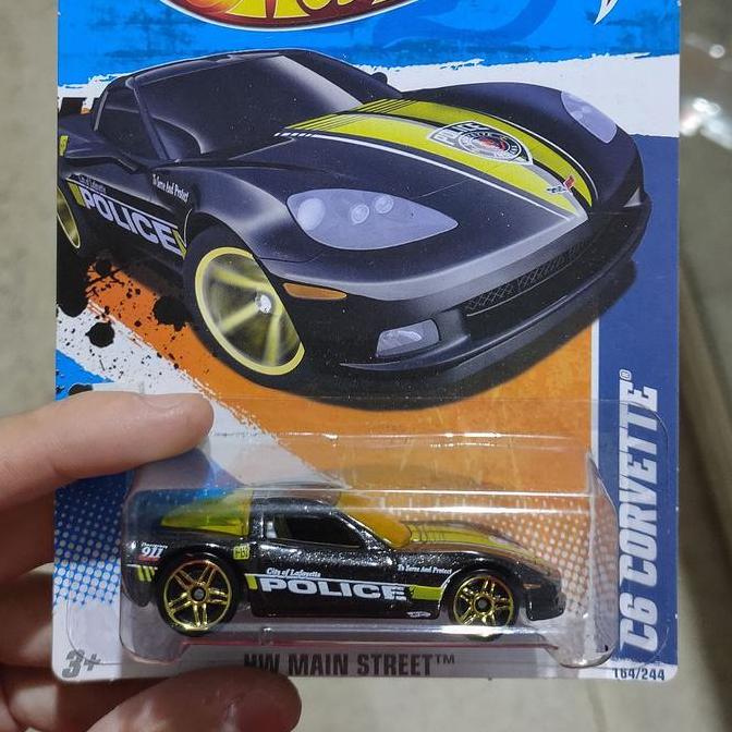 hot wheels c6 corvette police
